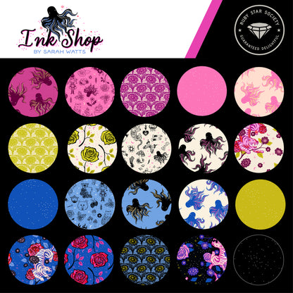 Sarah Watts Ruby Star Society Moda Fabrics Ink Shop Jelly Roll RS2139JR