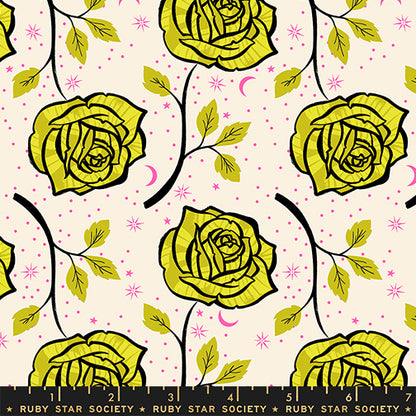 Sarah Watts Ruby Star Society Moda Fabrics Ink Shop Ink Rose RS2139 11 Pistachio