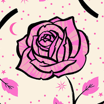 Sarah Watts Ruby Star Society Moda Fabrics Ink Shop Ink Rose RS2139 12 Lipstick