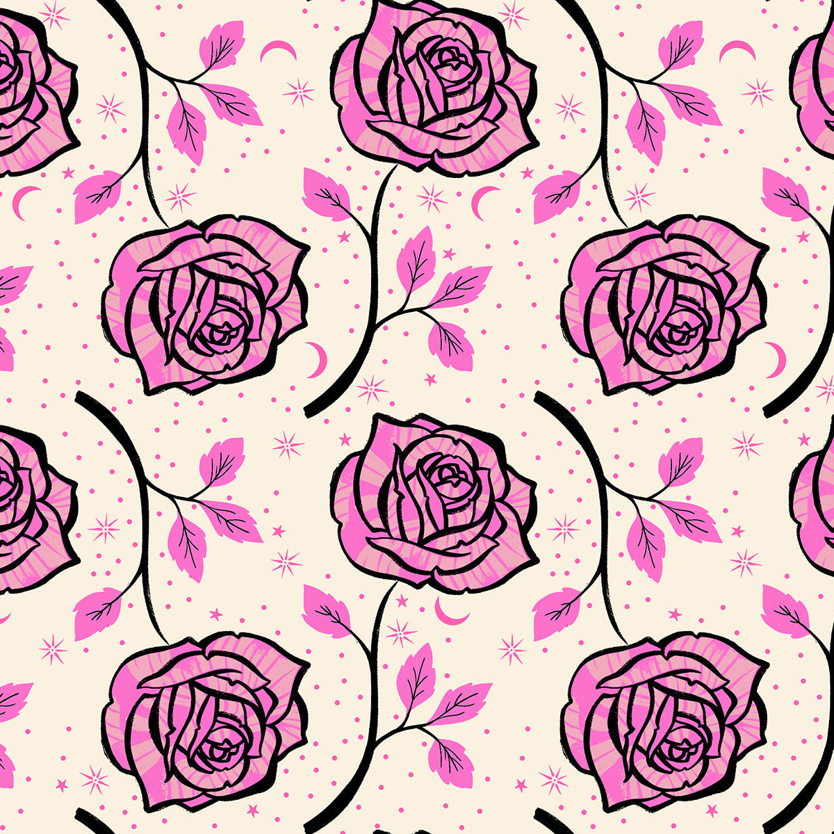 Sarah Watts Ruby Star Society Moda Fabrics Ink Shop Ink Rose RS2139 12 Lipstick