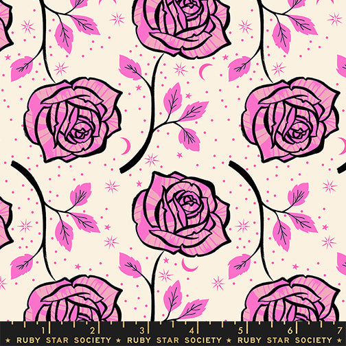 Sarah Watts Ruby Star Society Moda Fabrics Ink Shop Ink Rose RS2139 12 Lipstick
