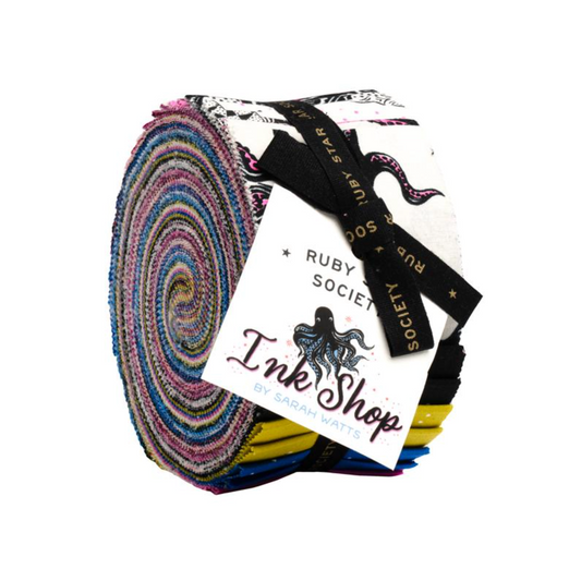Sarah Watts Ruby Star Society Moda Fabrics Ink Shop Jelly Roll RS2139JR