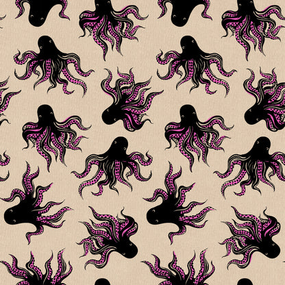 Sarah Watts Ruby Star Society Moda Fabrics Ink Shop Mystery Food Canvas RS2142 14L Neon Pink