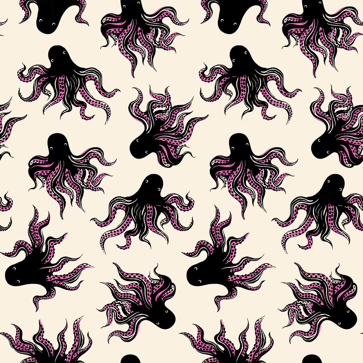 Sarah Watts Ruby Star Society Moda Fabrics Ink Shop Mystery Food RS2144 18 Black