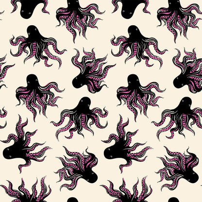 Sarah Watts Ruby Star Society Moda Fabrics Ink Shop Mystery Food RS2144 18 Black