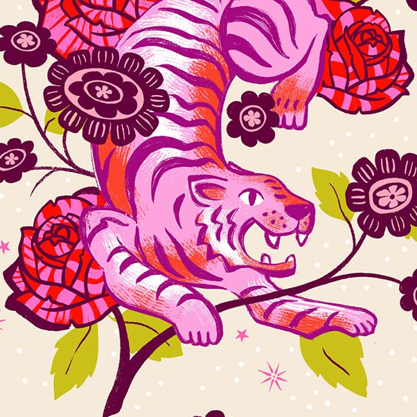 Sarah Watts Ruby Star Society Moda Fabrics Ink Shop Tiger Rose RS2143 11 Shell