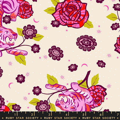 Sarah Watts Ruby Star Society Moda Fabrics Ink Shop Tiger Rose RS2143 11 Shell