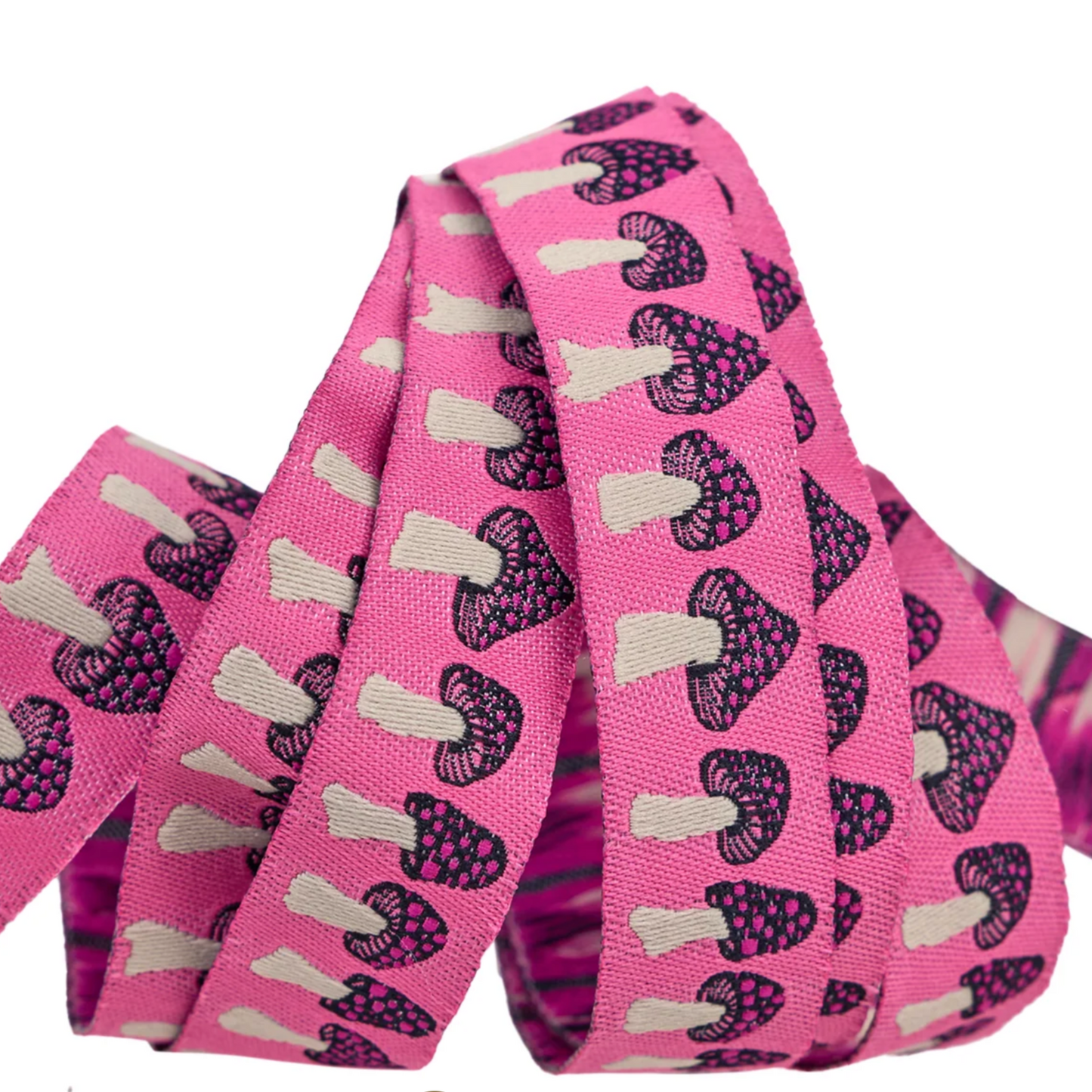 Sarah Watts Ruby Star Society Renaissance Ribbons 5/8 Mushrooms SW-110/16mm Col 01_y