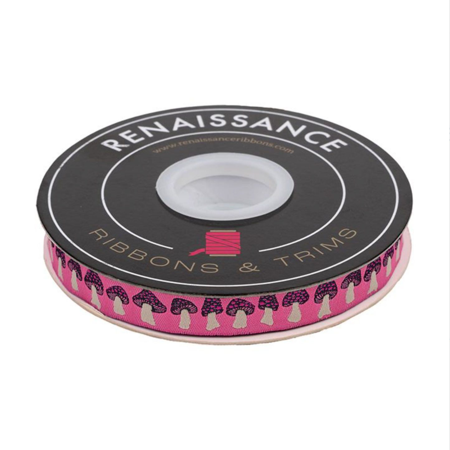 Sarah Watts Ruby Star Society Renaissance Ribbons 5/8 Mushrooms SW-110/16mm Col 01_y