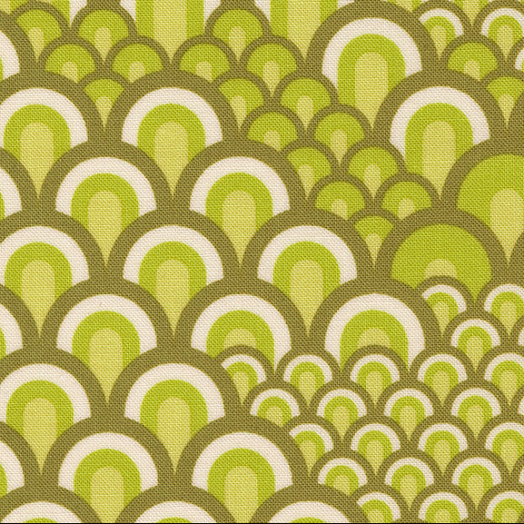 Sariditty Moda Fabrics Legendary Love Sea Waves 4505317 Avocado
