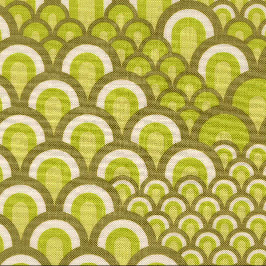 Sariditty Moda Fabrics Legendary Love Sea Waves 4505317 Avocado