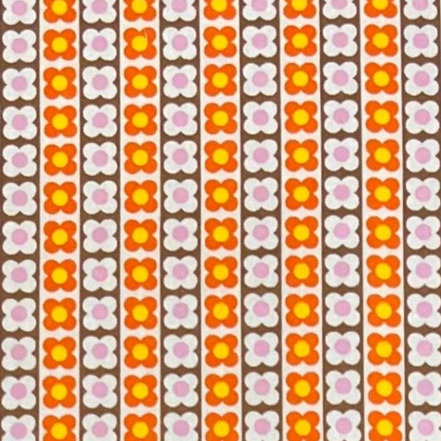 1970s Stripes by Koko Seki | Orange