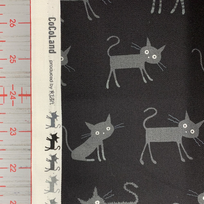 CoCoLand Medium Cats OXFORD by Hishiei | Black