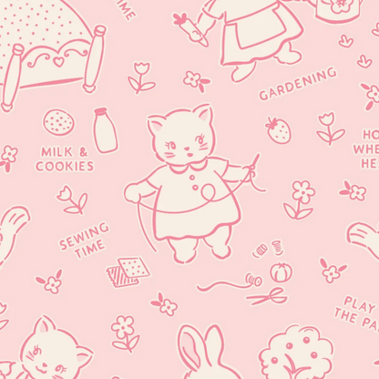 Chore Time by Elea Lutz | Pink