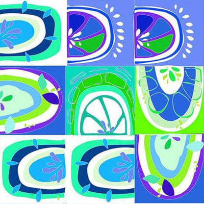 Tile by Olivia Klue | Blue