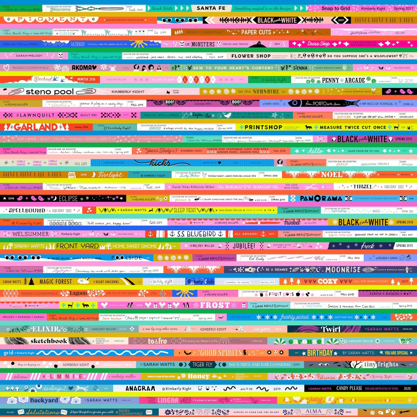 Selvedge Magic Ruby Star Society Moda Fabrics RS5179 11