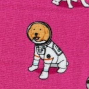 Sevenberry Astronaut Dogs Hot Pink 850605 Japanese Import