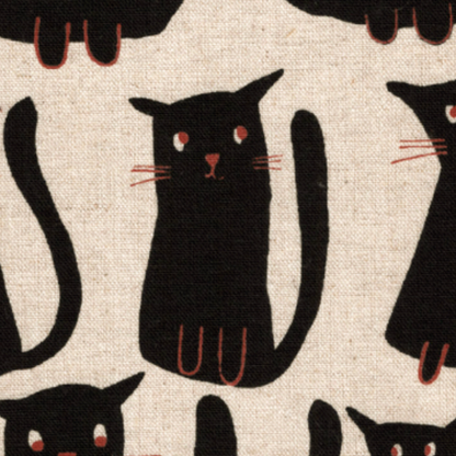 Sevenberry Cats Canvas Japanese Import 850615 Ivory