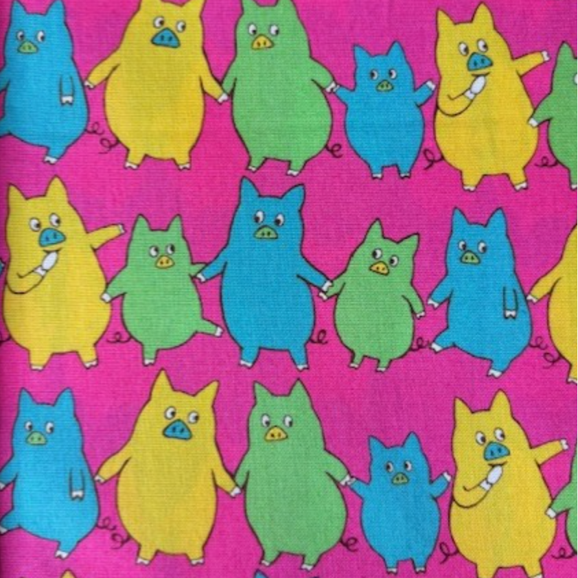 Sevenberry Pigs Hot Pink Japanese Import 850618