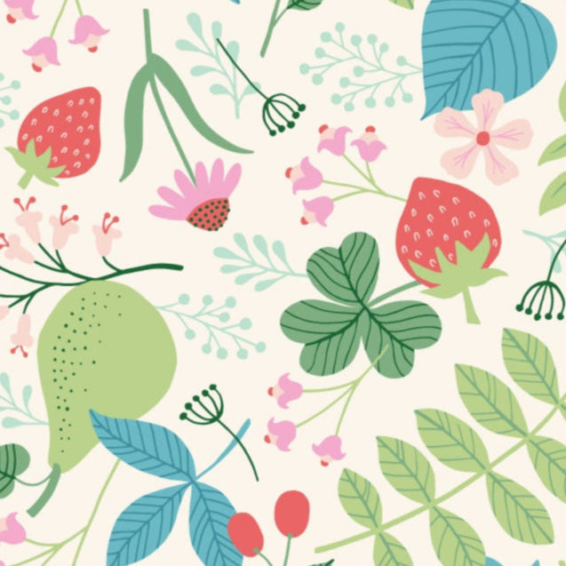 Shannon McNab Felicity Fabrics Spring Strawberries Spring Field 610280