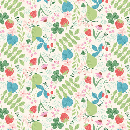 Shannon McNab Felicity Fabrics Spring Strawberries Spring Field 610280