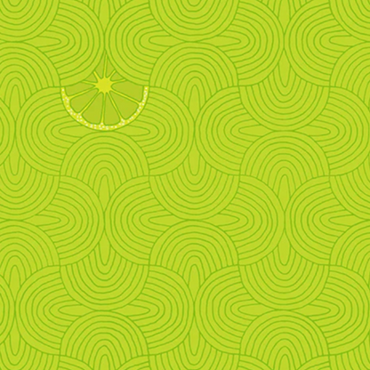 Shayla Wolf Windham Fabrics Summer Lovin' Slices Lime 53768-8 Lime