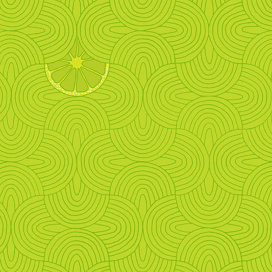 Shayla Wolf Windham Fabrics Summer Lovin' Slices Lime 53768-8 Lime