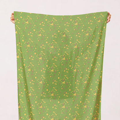 Simone Bradford Paintbrush Studio Fabrics On Your Mark Ink Splats 12010732 Olive