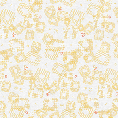 Simone Bradford Paintbrush Studio Fabrics On Your Mark Scribbled Square 12010754 Yellow