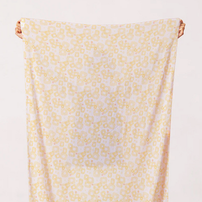 Simone Bradford Paintbrush Studio Fabrics On Your Mark Scribbled Square 12010754 Yellow