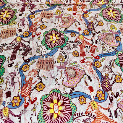 Sir Grayson Perry Liberty Fabrics The 150th Anniversary Collection Shirley Smith Ivory C