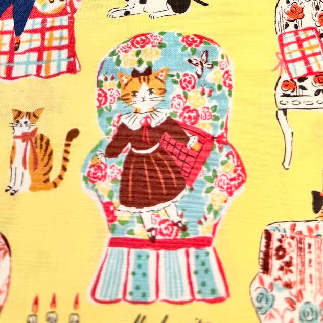 Sobakasu Kids YUWA Japanese Fabrics My Favorite Chair Yellow