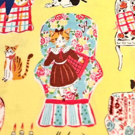 Sobakasu Kids YUWA Japanese Fabrics My Favorite Chair Yellow