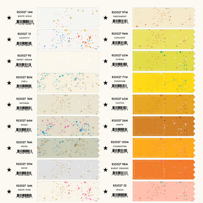 Speckled Color Card Ruby Star Society Moda Fabrics