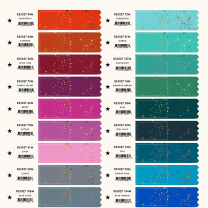 Speckled Color Card Ruby Star Society Moda Fabrics