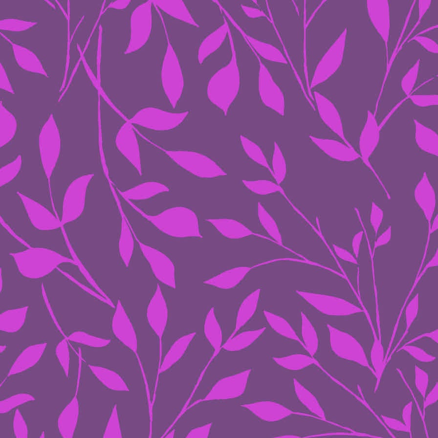 Stephanie Oranges Andover Fabrics Color Me Pretty Botanica Grape A-1182-P