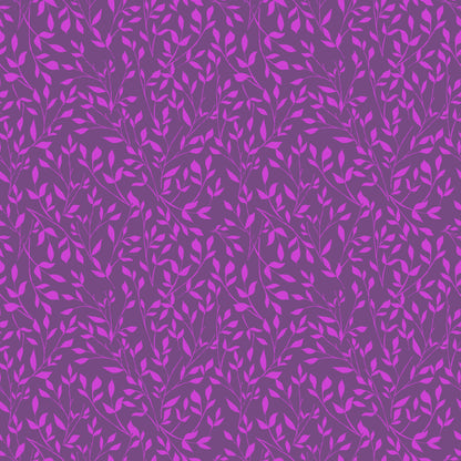 Stephanie Oranges Andover Fabrics Color Me Pretty Botanica Grape A-1182-P