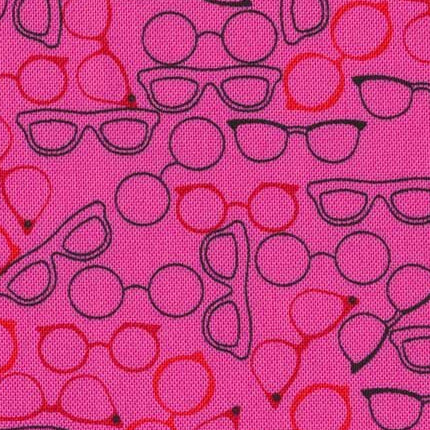 Stof Fabrics Blank Quilting Best Bits Sunglasses Fuchsia 4512-766