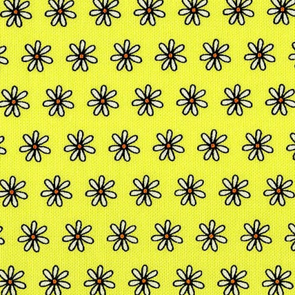 Sue Marsh RJR Fabrics Llama Llama Bo Bama Daisy Toss Yellow 3388004