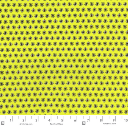 Sue Marsh RJR Fabrics Llama Llama Bo Bama Daisy Toss Yellow 3388004