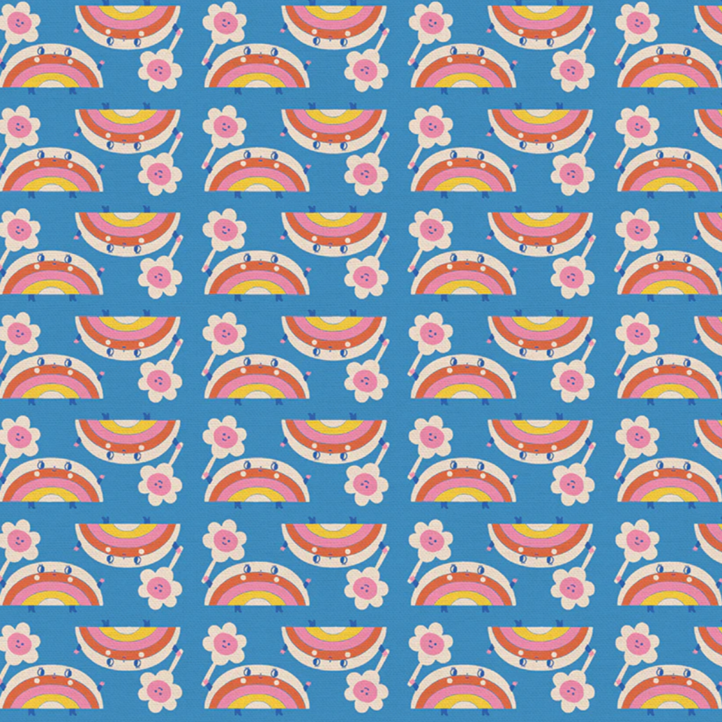 Suzy Ultman Paintbrush Studio Fabrics Grow Love Rainbow Wishes 12022477