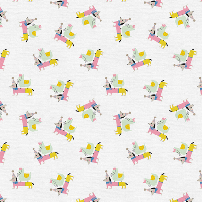 Suzy Ultman Paintbrush Studio Fabrics Step Right Up Clown Dog 12021349