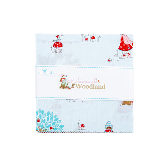 Tasha Noel Riley Blake Designs Whimsical Wonderland 5" Charm Pack 5-17640-42
