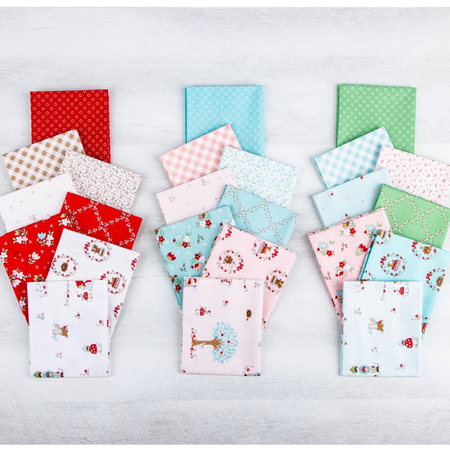 Tasha Noel Riley Blake Designs Whimsical Wonderland 5" Charm Pack 5-17640-42