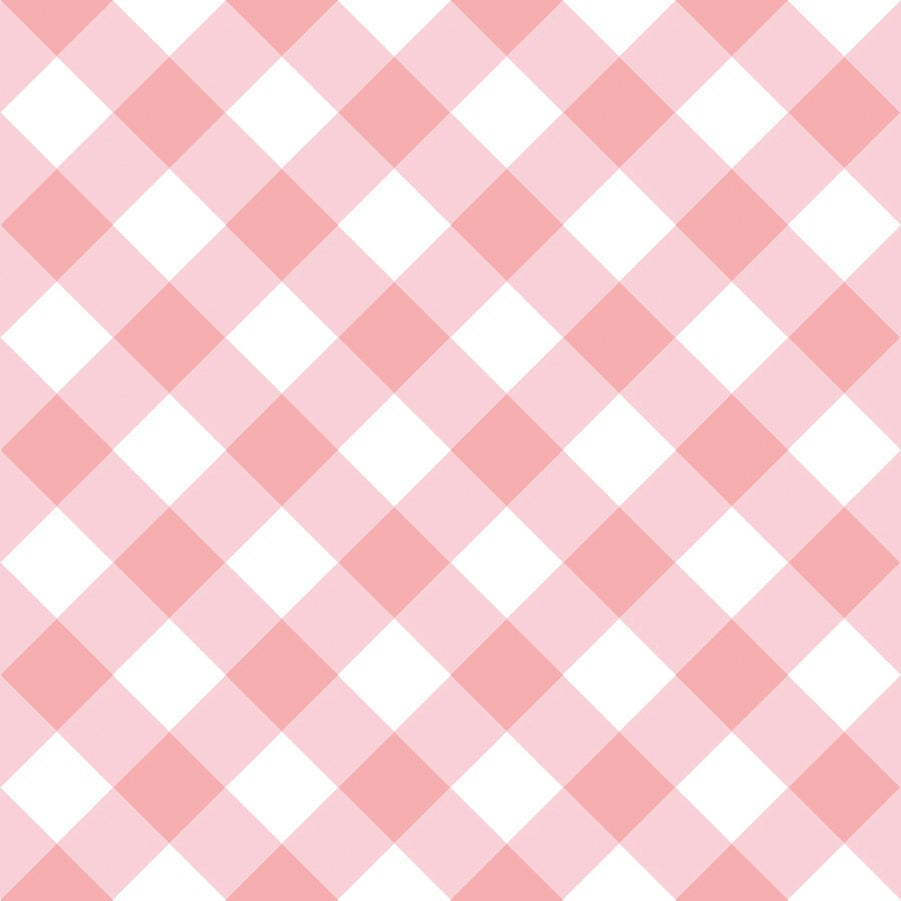 Tasha Noel Riley Blake Designs Whimsical Woodland Diagonal Gingham C17646-PINK