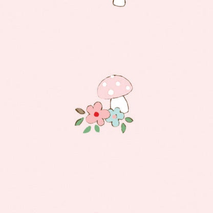 Tasha Noel Riley Blake Designs Whimsical Woodland Mushrooms C17644-PINK