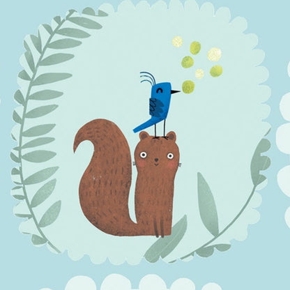 Terry Runyan Benartex Into The Woods Blocks Panel 13296-80