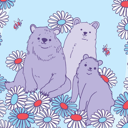 The Good Twin Cloud9 Fabrics Forest Friends Daisy Bears 228671