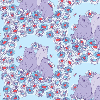The Good Twin Cloud9 Fabrics Forest Friends Daisy Bears 228671