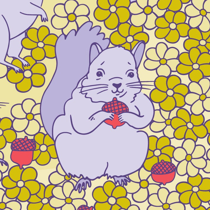 The Good Twin Cloud9 Fabrics Forest Friends Playful Squirrels 228669